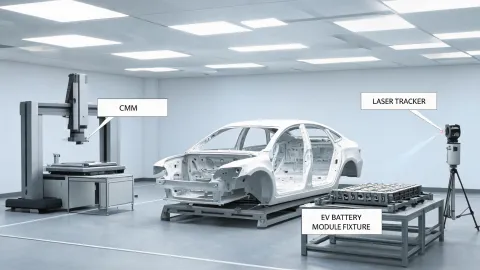 Automotive EV metrology cell